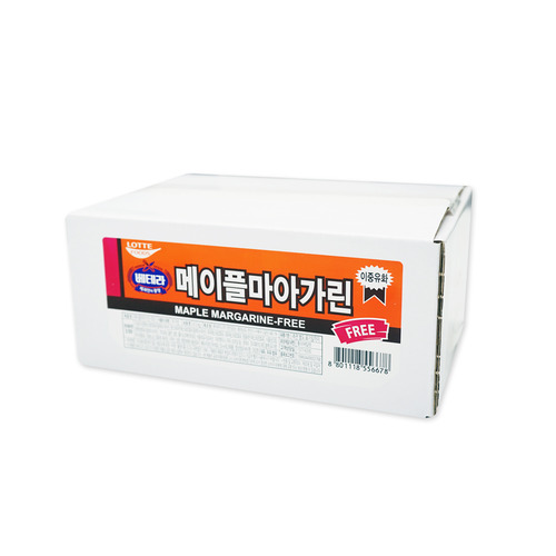 코리원/롯데 메이플 마아가린 4.5kg/마가린/버터/제빵