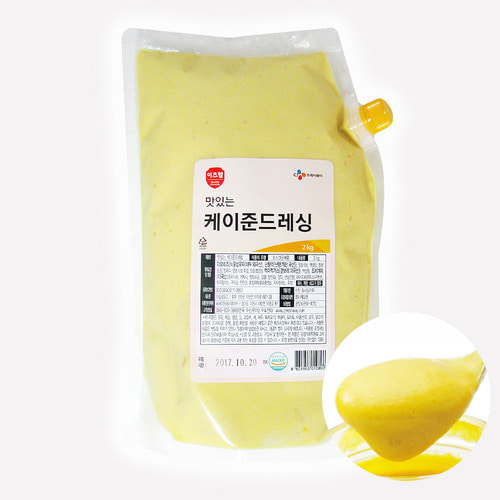 [무료배송]CJ 맛있는 케이준 드레싱_2kg x [6개]