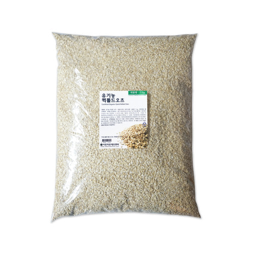 코리원/이든타운 유기농 오트밀 퀵롤드 오츠 5kg/귀리