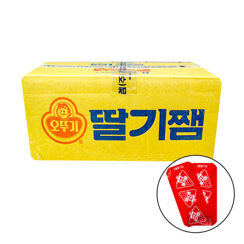 오뚜기 일회용 딸기 잼 12gx500개(쨈 토스트 소스)