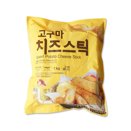 [무료배송]이지푸드 고구마치즈스틱 1kg x [10개]