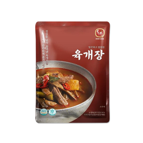 하우촌 육개장 600g(국 탕 찌개 국밥 밀키트 반찬)