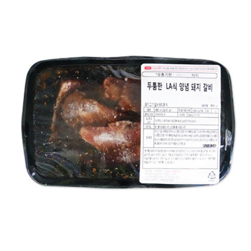 코리원/에쓰푸드 두툼한 LA식 양념돼지갈비 1kg/고기