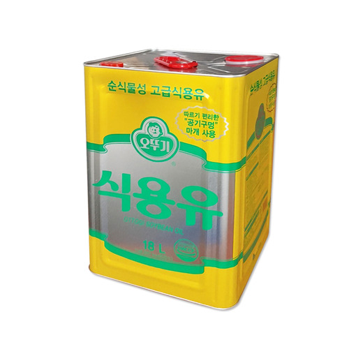 오뚜기 콩기름 식용유 18L(튀김 카놀라유 올리브유)